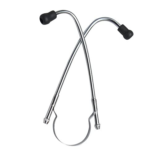 Stetho scope Metal Frame with Soft ear Plugs Stetho Accessories (Pack of 01)
