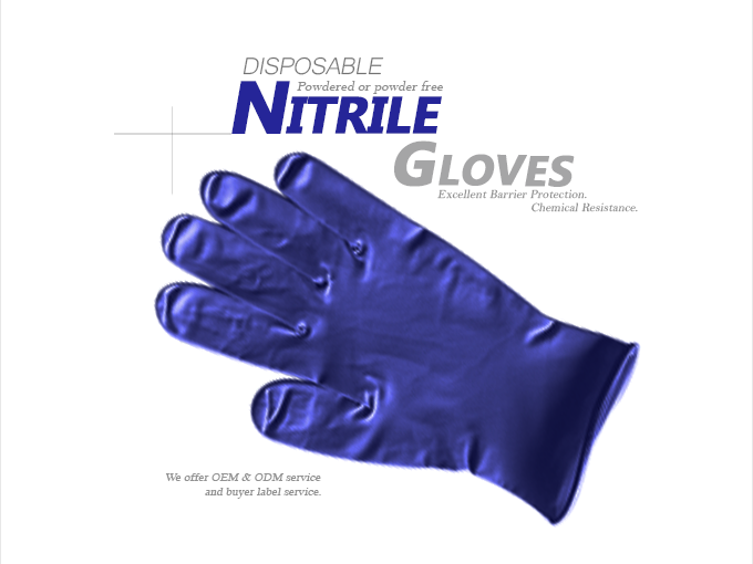 D-CARE Medical Examination Gloves Nitrile -100nos (Single Use Only )