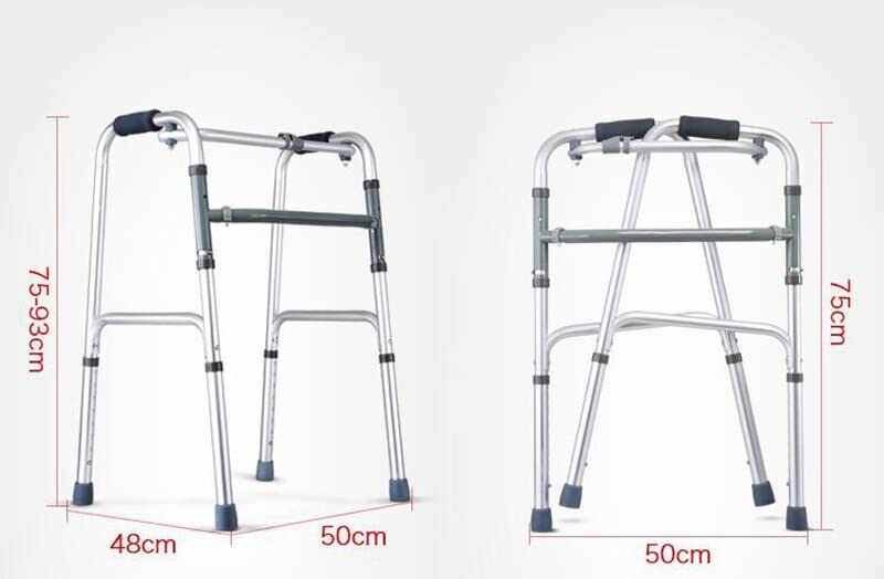WALKER FOLDING ADJUSTABLE IMPORTED ALUMINIUM FRAME