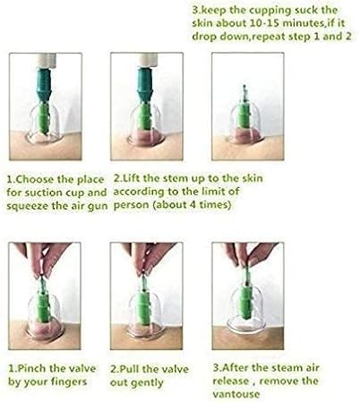 Hijama pull out a vacuum apparatus 12 pcs