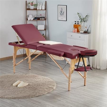 3 Foldable Massage Table Wooden Colour (Brown )