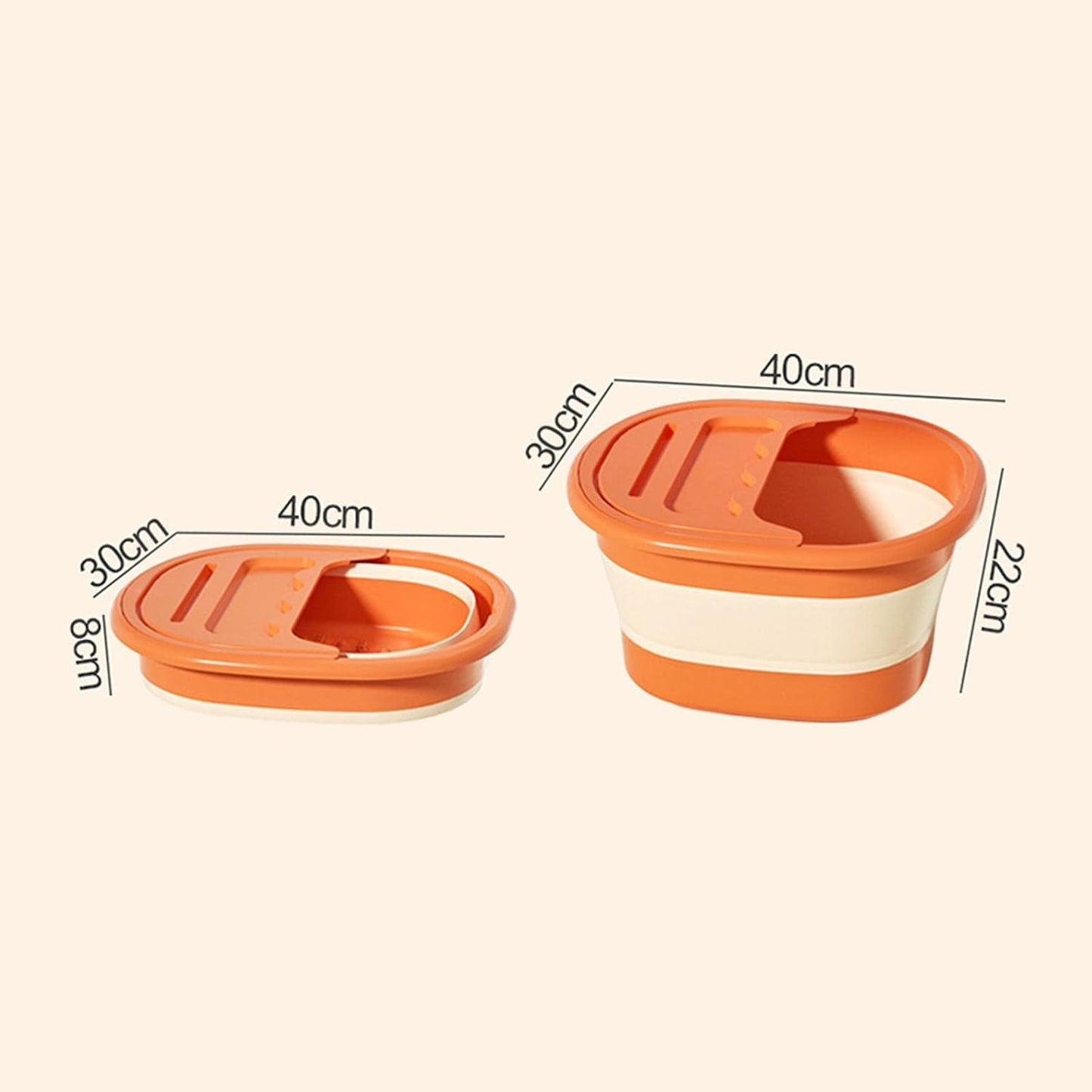 Foot Bath Tub Folding Foot Bath Bucket Foot SPA Bath Massager