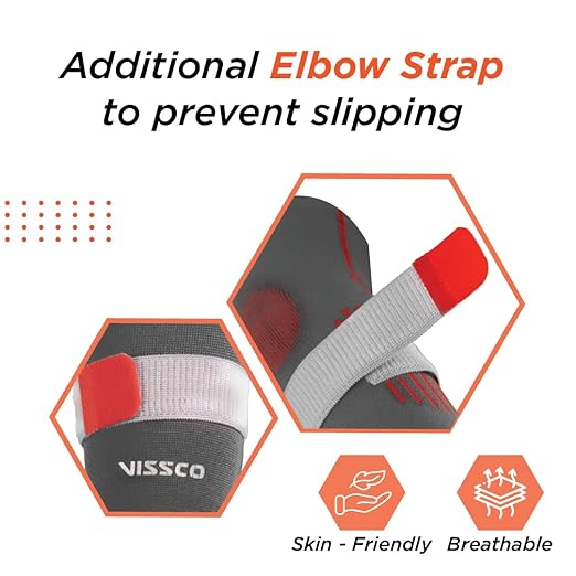 VISSCO ELBOW SUPPORT WITH STRAP