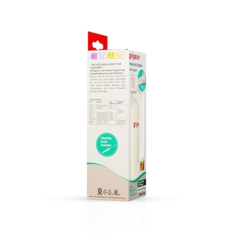 Pigeon Food Feeder with Spoon Squeezable Feeder BPA/BPS FREE 240ML/8oz