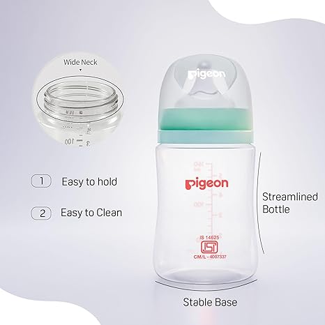 Pigeon SoftLatch PP Bottle BPA/BPS FREE 160ml /5oz