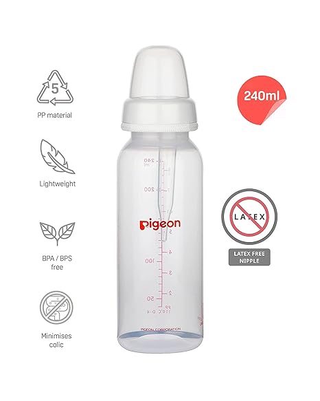 Pigeon Cleft Palate Bottle PP Bottle BPA/BPS FREE 240ml / 8oz