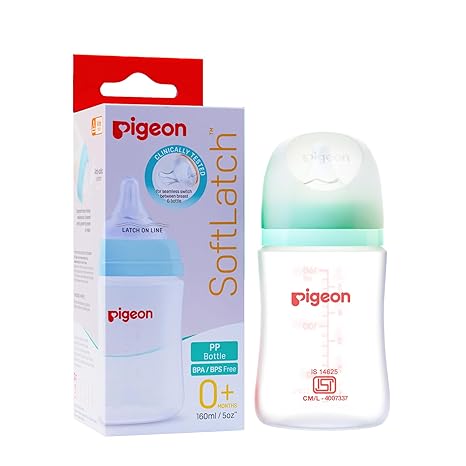 Pigeon SoftLatch PP Bottle BPA/BPS FREE 160ml /5oz