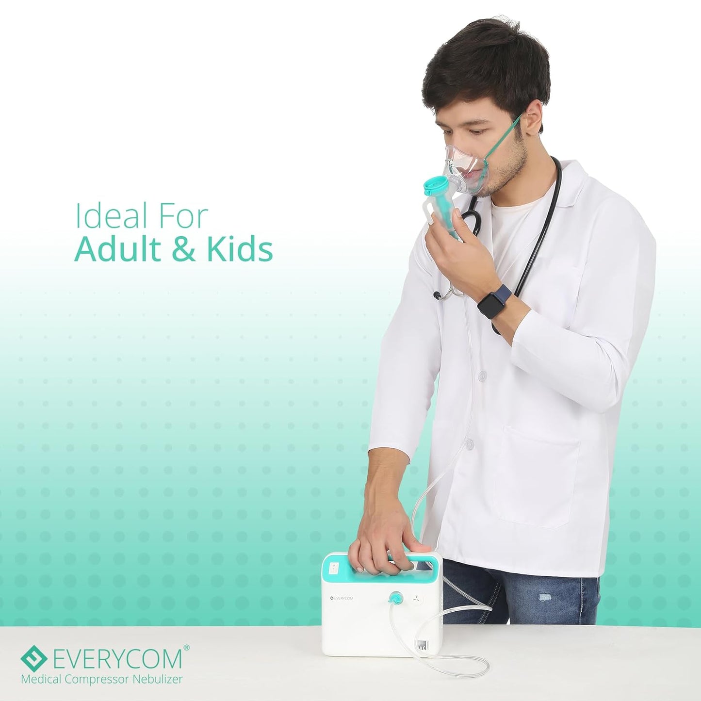 Everycom Vayu A15 Compressor Nebulizer for Adult and Kids