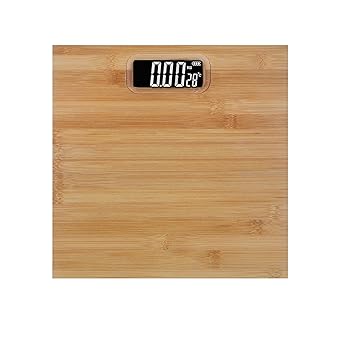 Wooden electronic personal weight scale