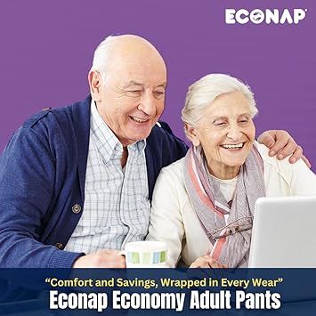 Econap Economy Adult Pull ups & Sticking | Pant style Diaper for Men & Women Size-L (10nos)