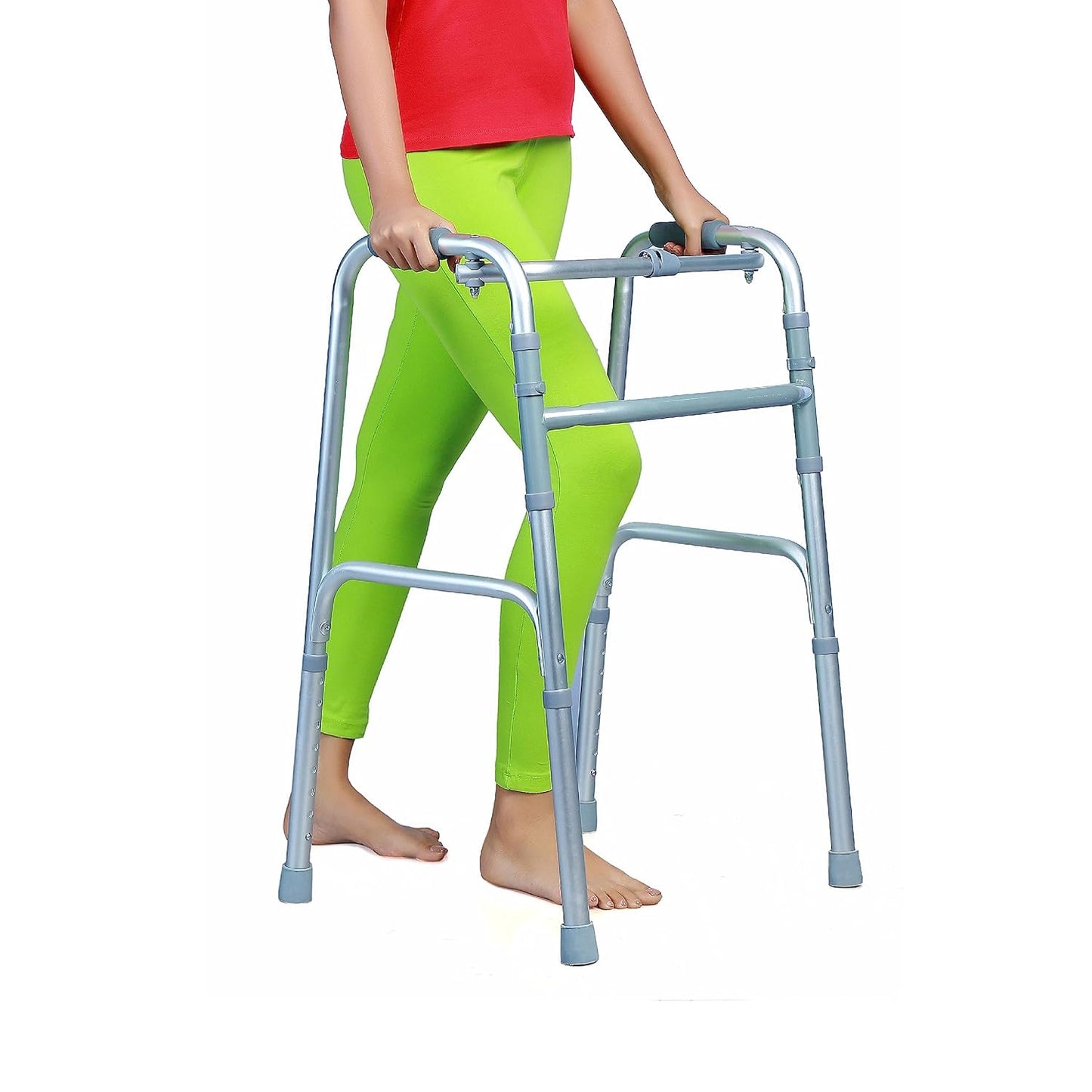 WALKER FOLDING ADJUSTABLE IMPORTED ALUMINIUM FRAME