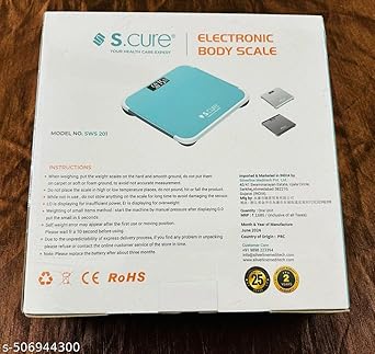 s.cure weight electronic body scale
