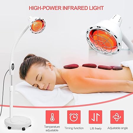 Therapy Lamp for Body Face Pain Remote Control - Home Salon Use