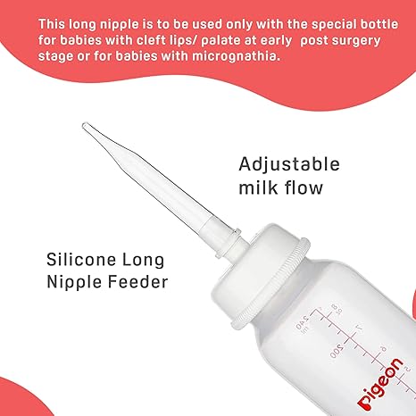 Pigeon Cleft Palate Bottle PP Bottle BPA/BPS FREE 240ml / 8oz