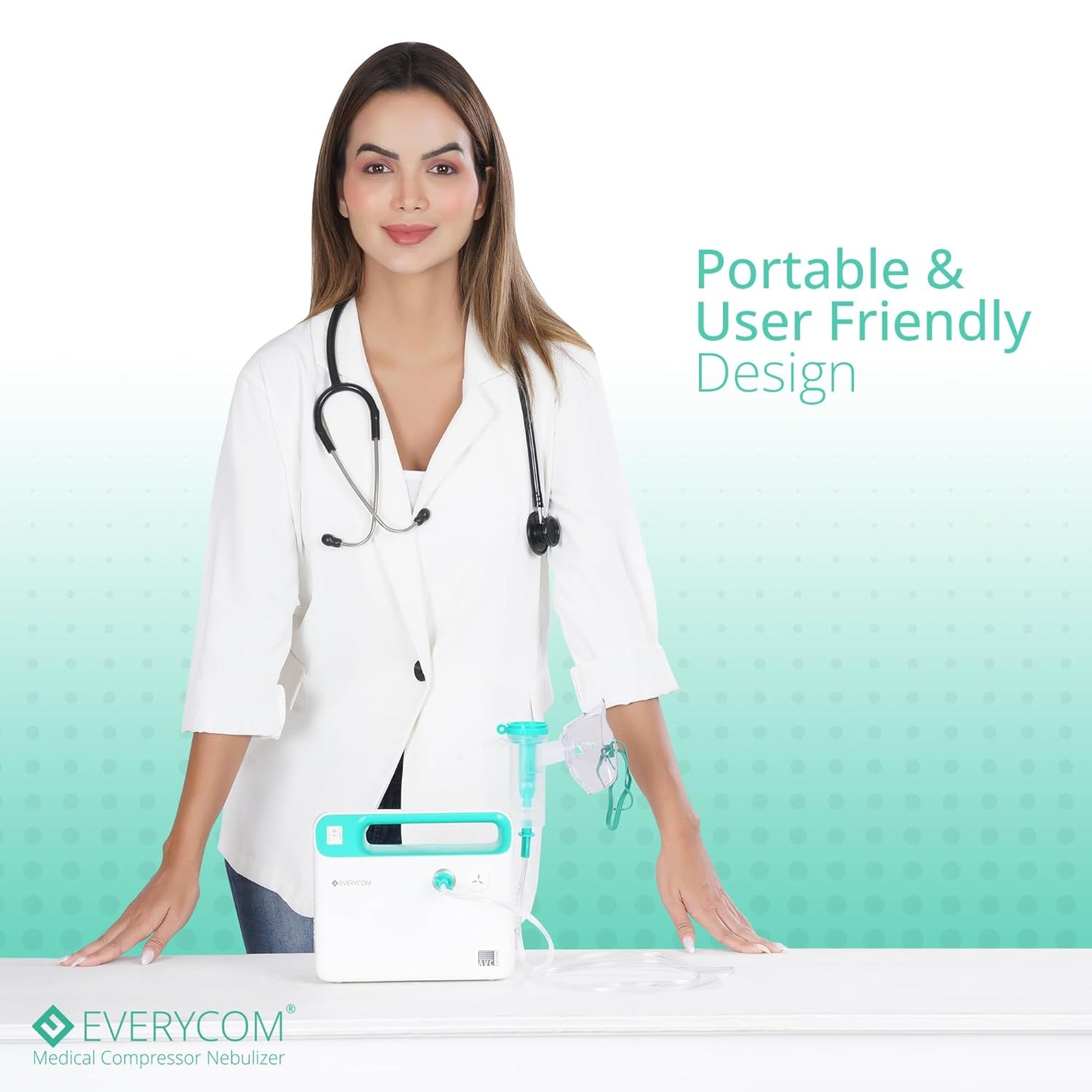 Everycom Vayu A15 Compressor Nebulizer for Adult and Kids