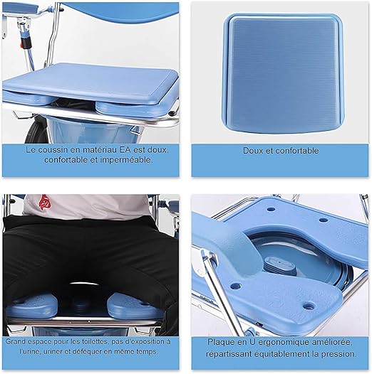 Commode Wheel Chair UH 694( Aluminum )