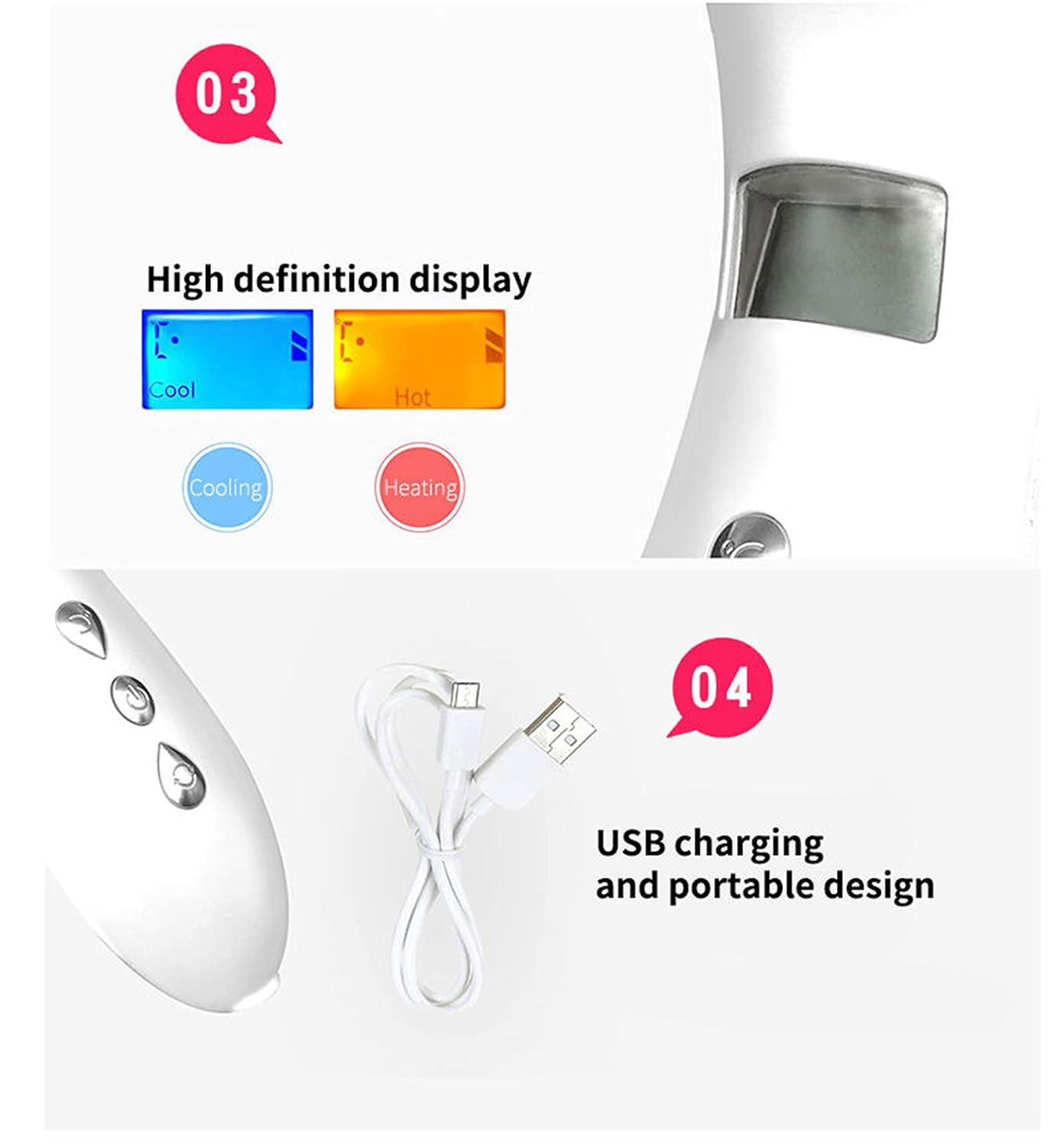 Hot and Cool Skin Care Device DS-V08