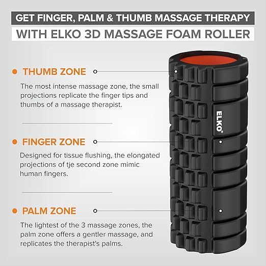 elko foam roller for deep tissue massage