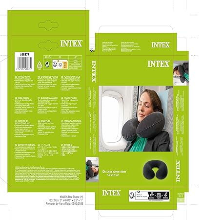 intex travel pillow air