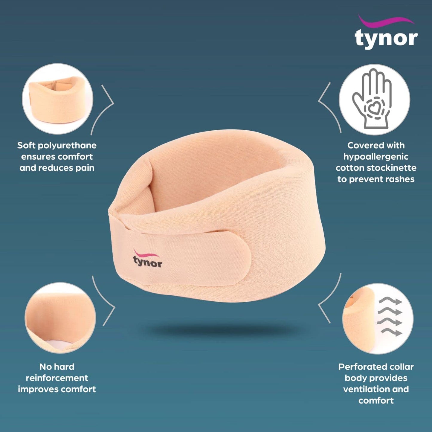 Tynor Cervical Collar Soft B07