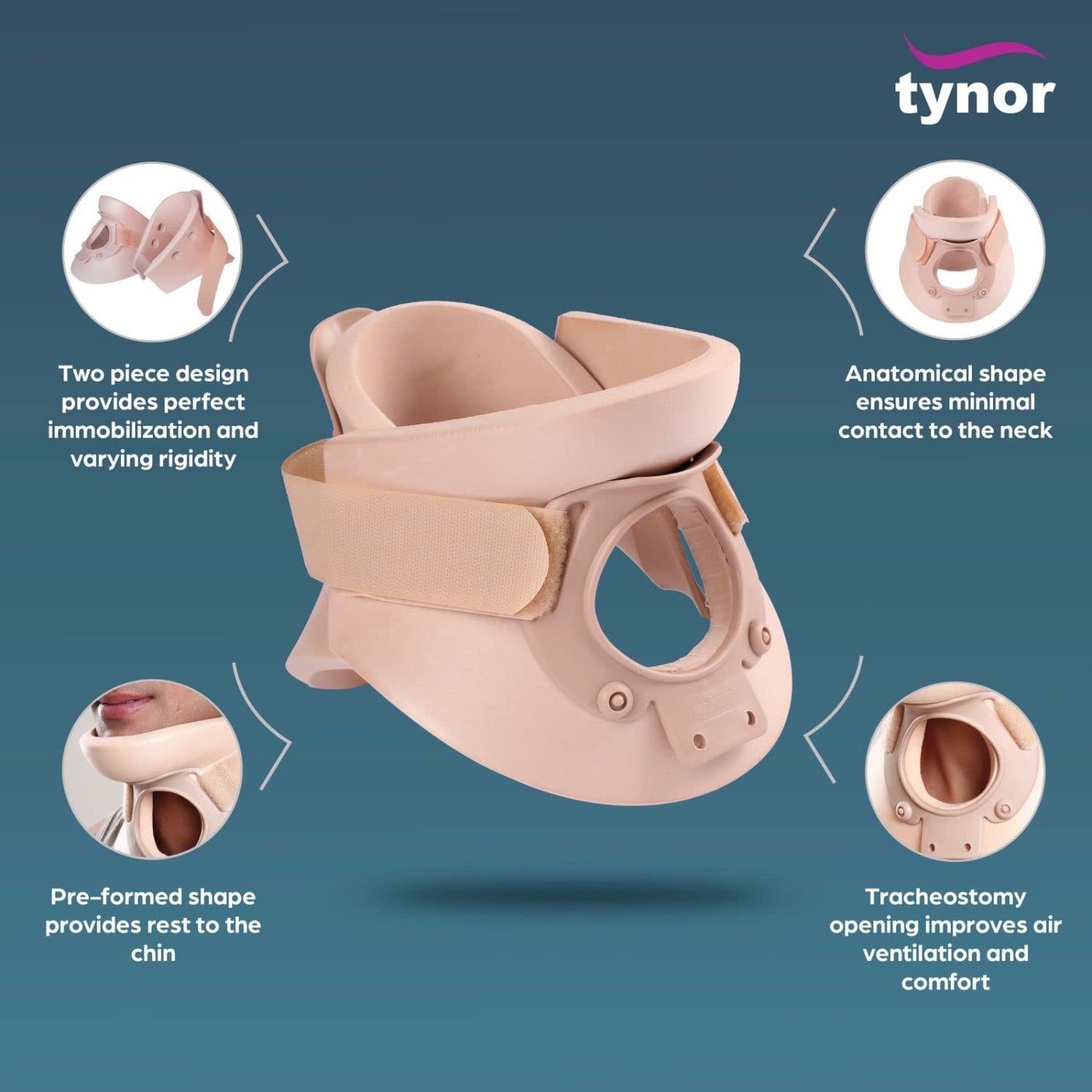 Tynor Cervical Orthosis (Philadelphia) Plastazote B10