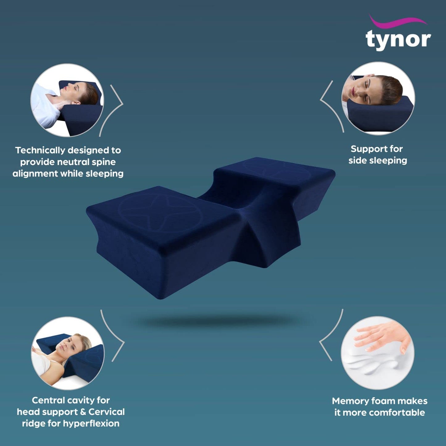 Tynor Anatomic Pillow Urbane UN B28