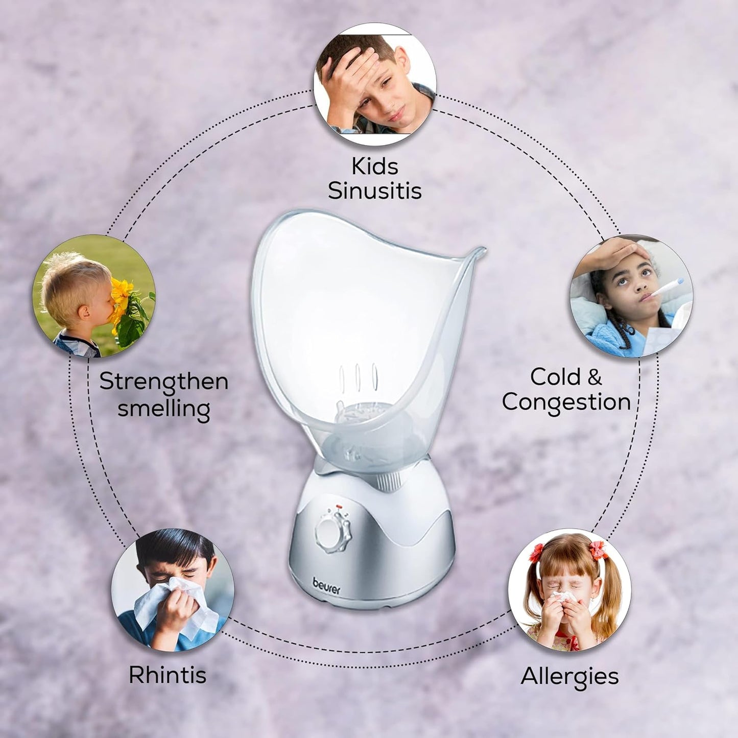 Beurer Home Spa Face/Nose Vaporizer Steamer