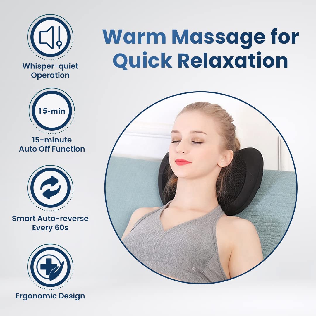 Electric Shiatsu Cushion for Full Body Neck Massager Machine