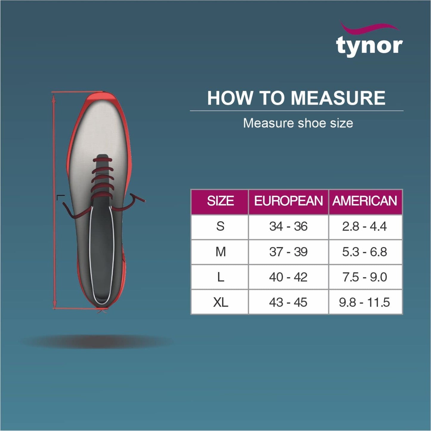 Tynor Unisex Cast Shoe Rocker Sole C08