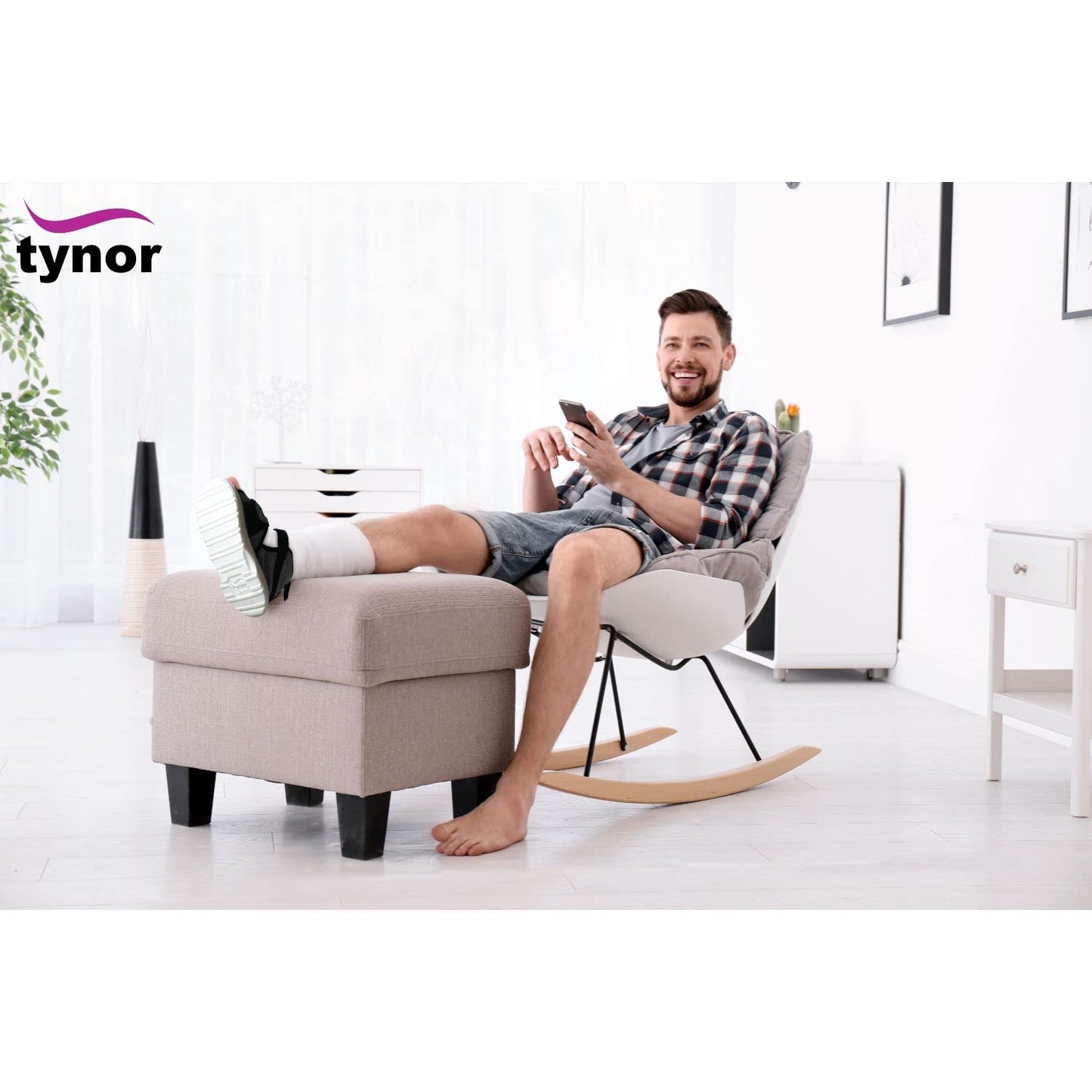 Tynor Unisex Cast Shoe Rocker Sole C08