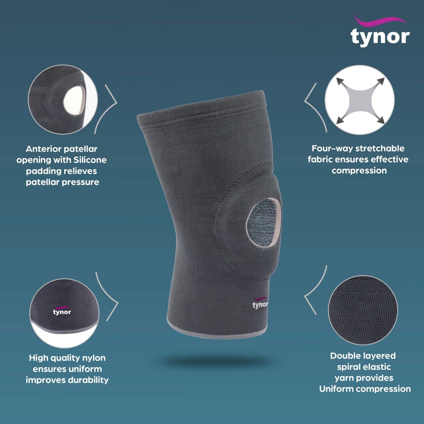 Tynor Knee Cap Open Patella D05