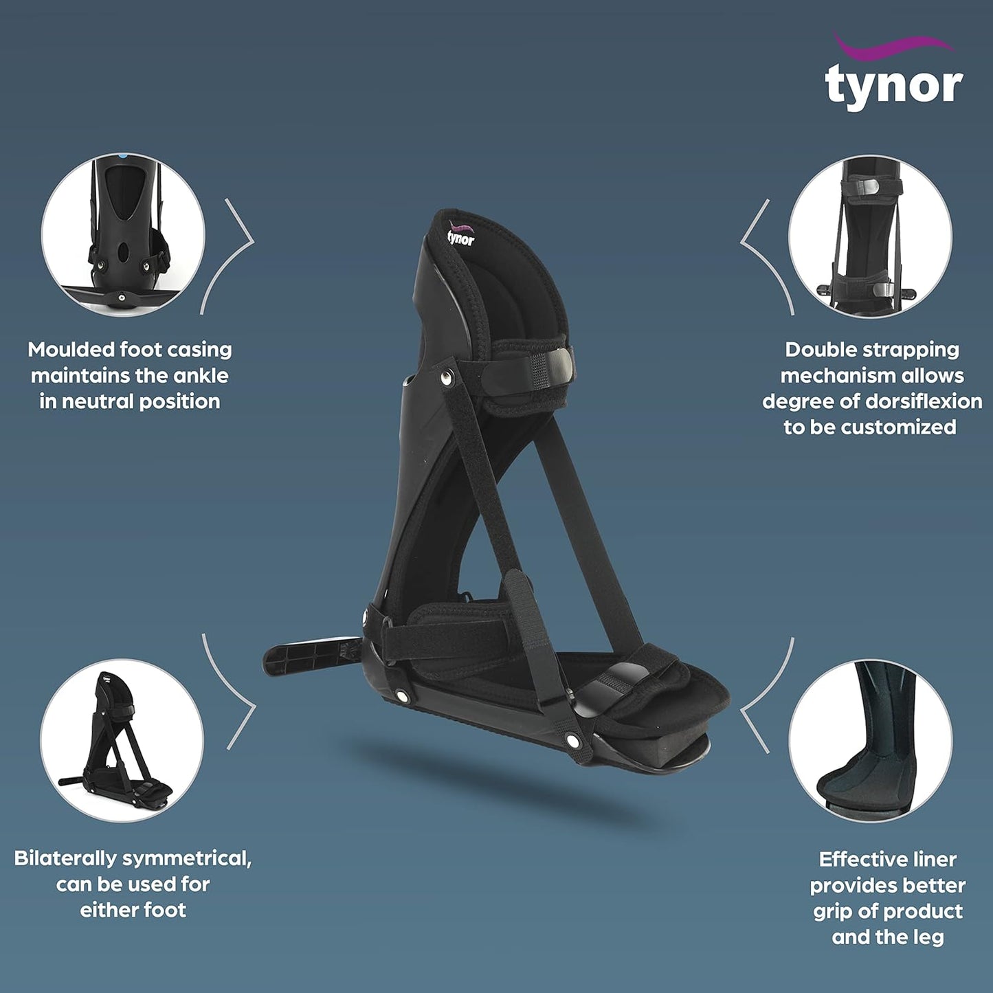 Tynor PF Night Splint Derotation D41