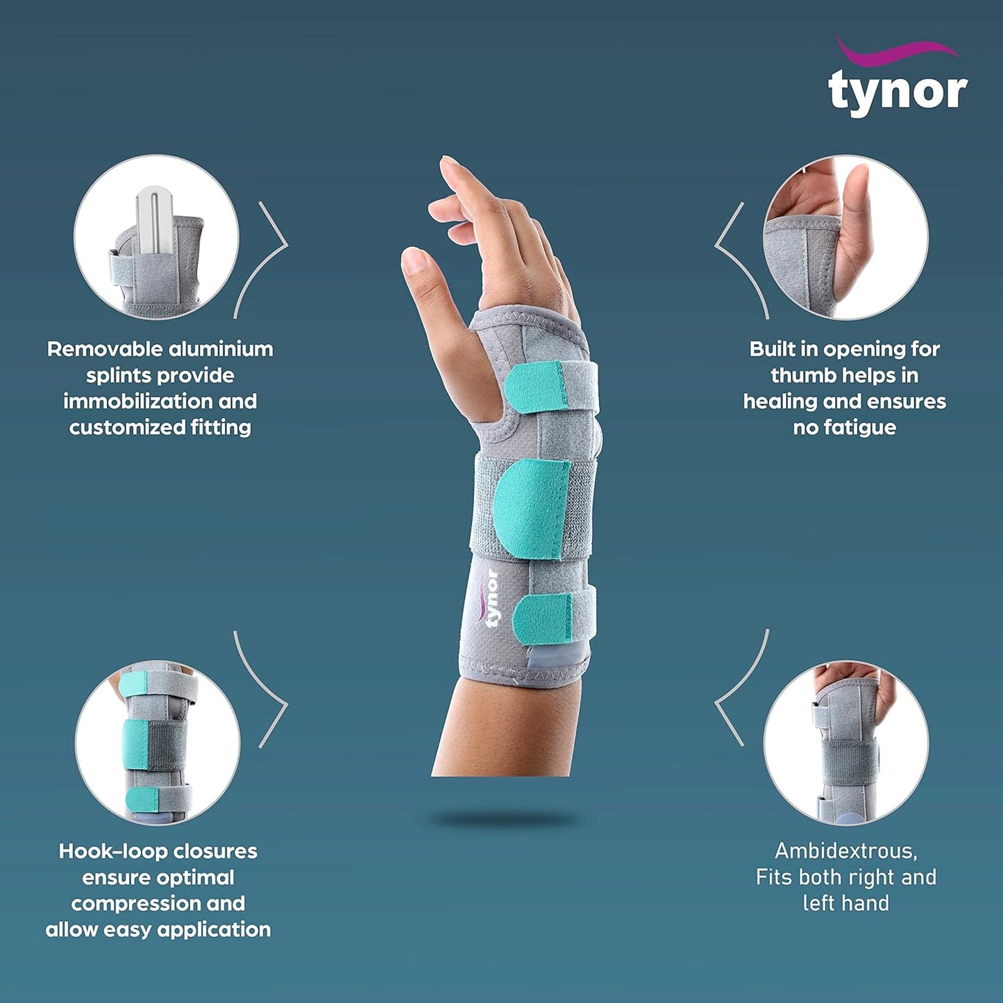 Tynor Wrist Splint Ambidextros E43