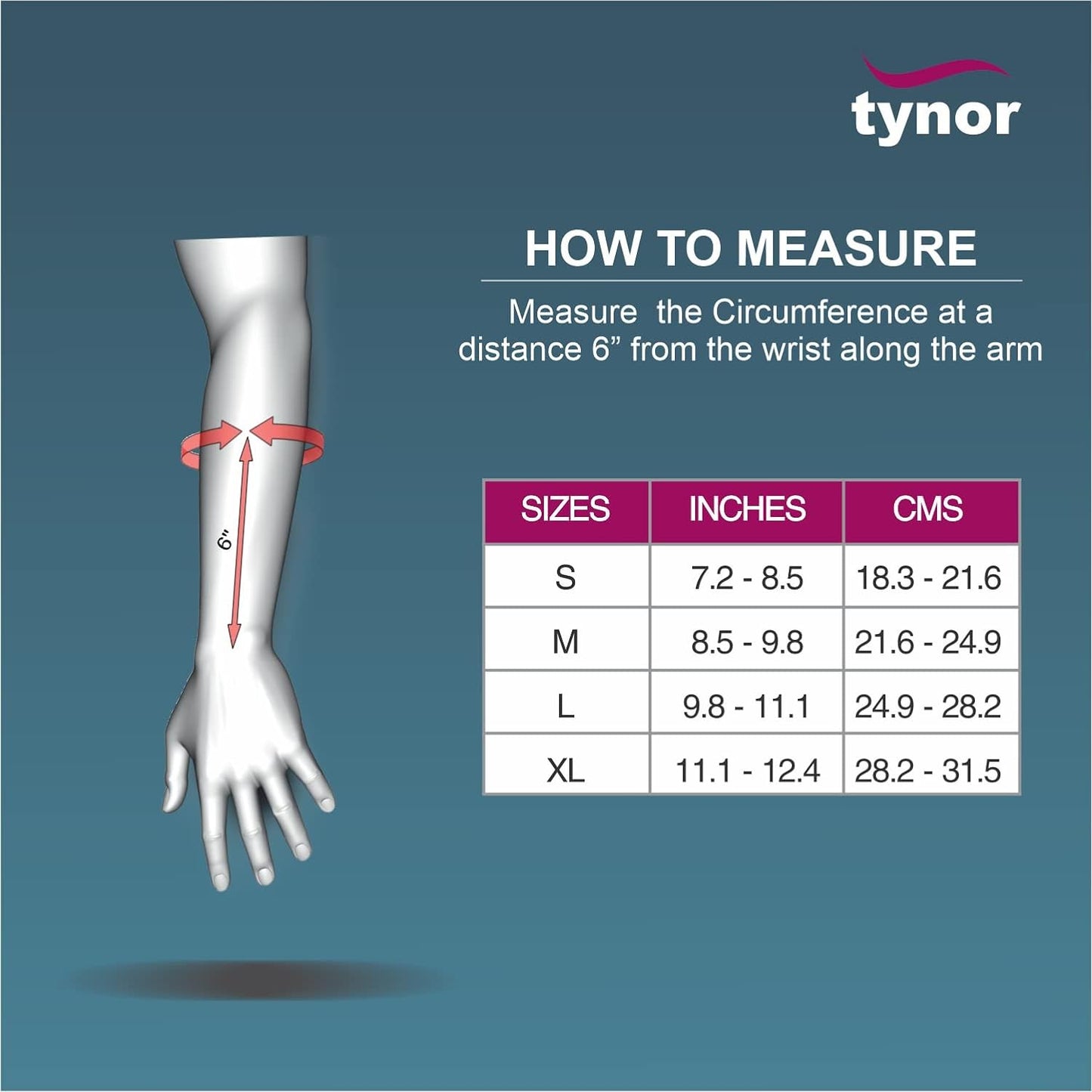 Tynor Wrist Splint with Thumb E44