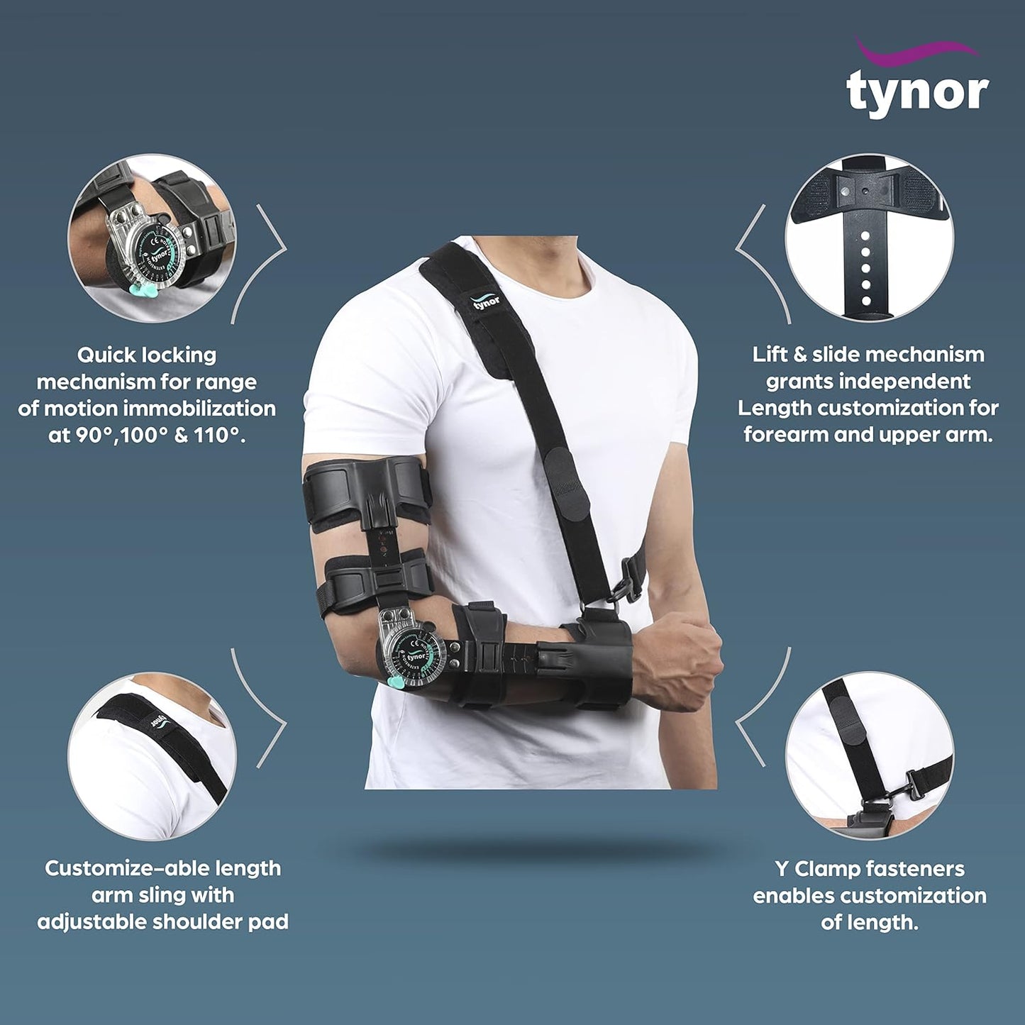 Tynor ROM Elbow Brace E46