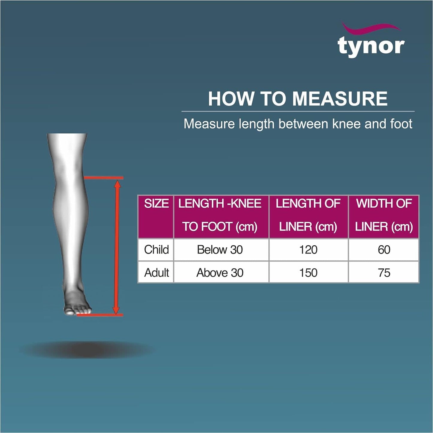 Tynor Skin Traction Set (PUF Liner) G01
