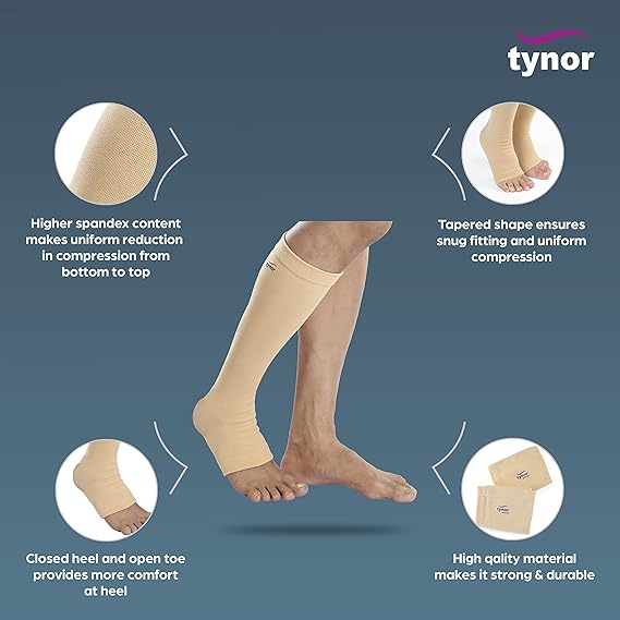 Tynor Compression Stocking Below Knee Classic I16