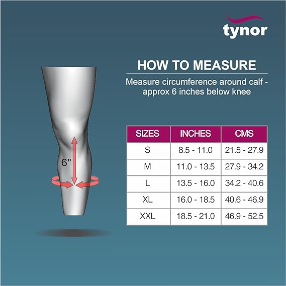 Tynor Compression Stocking Below Knee Classic I16
