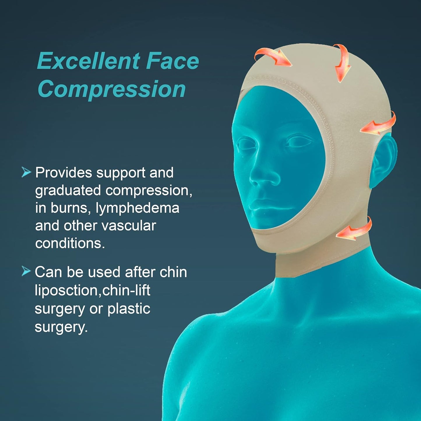 Tynor Compression Garment Face Open Hood I85