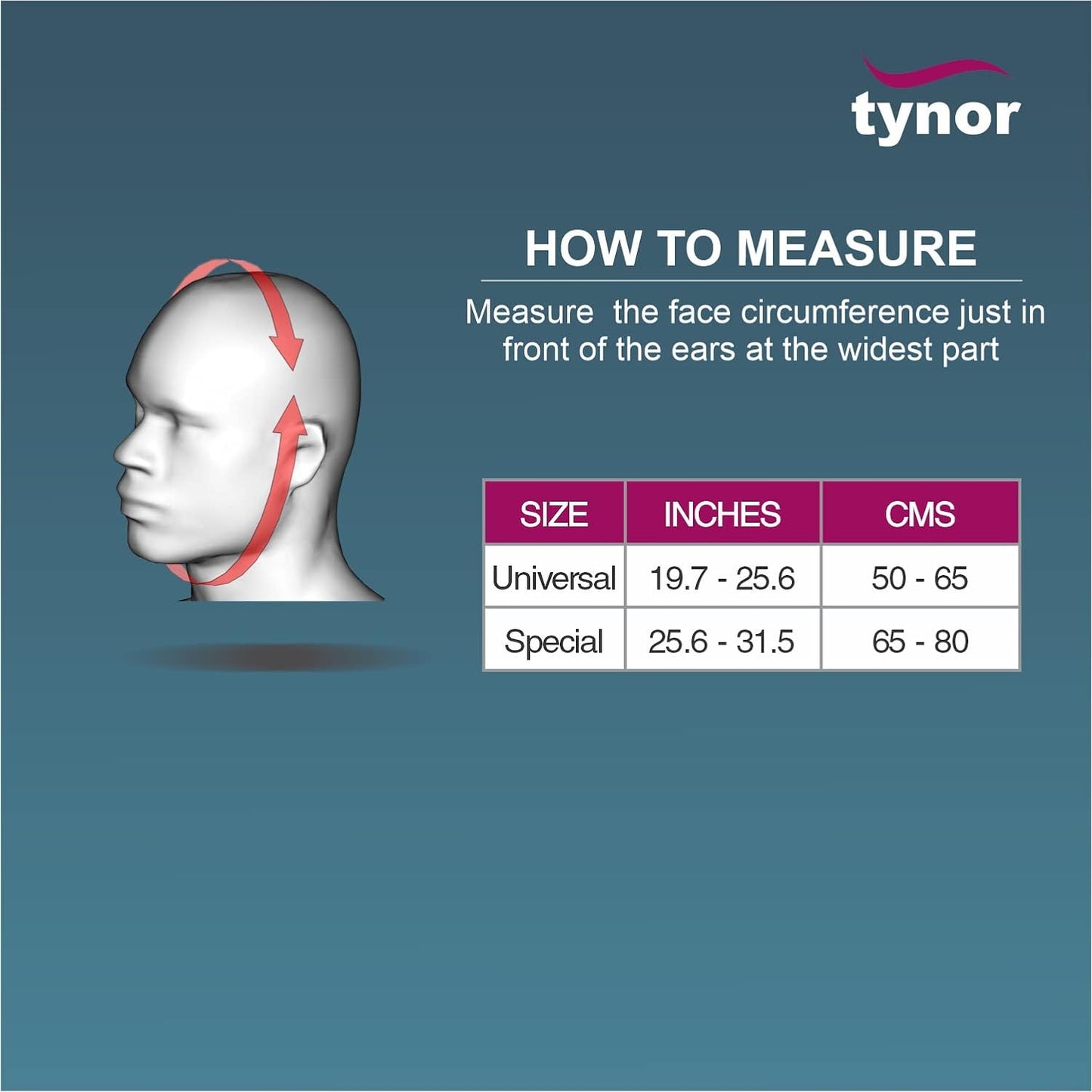 Tynor Compression Garment Face Open Hood I85