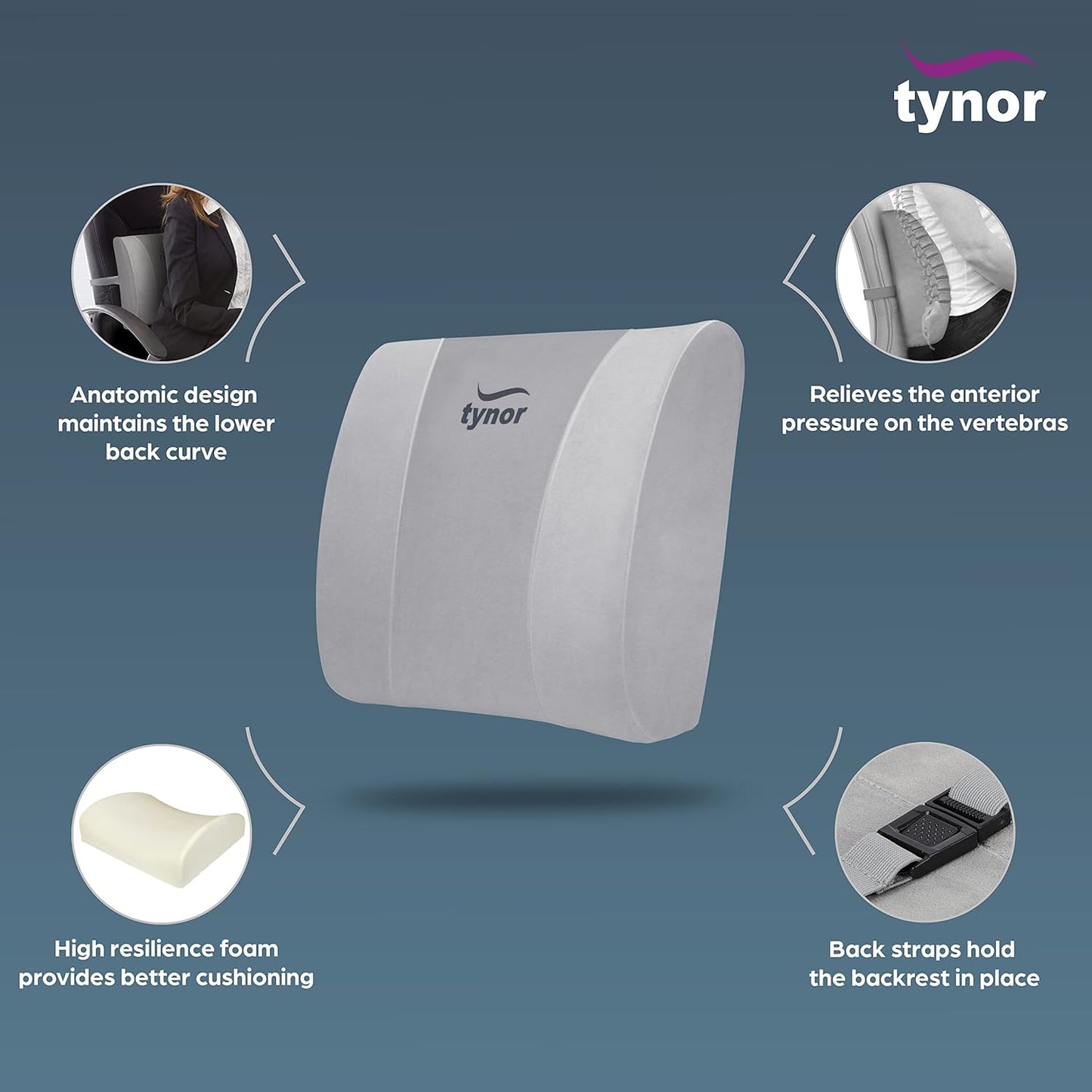 Tynor Lumbo-back rest UN I 91