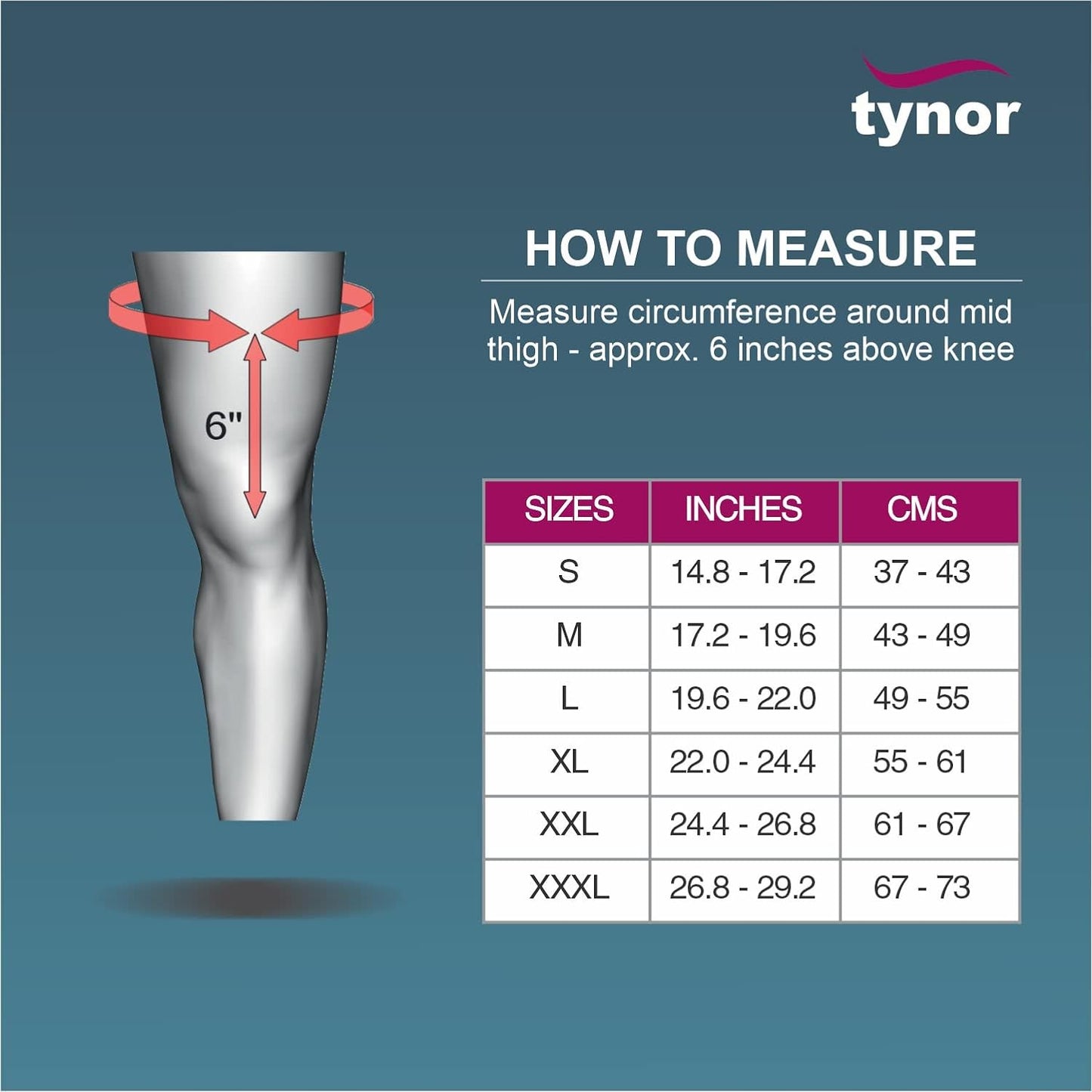 Tynor Knee Support Hinged (Neoprene) J01