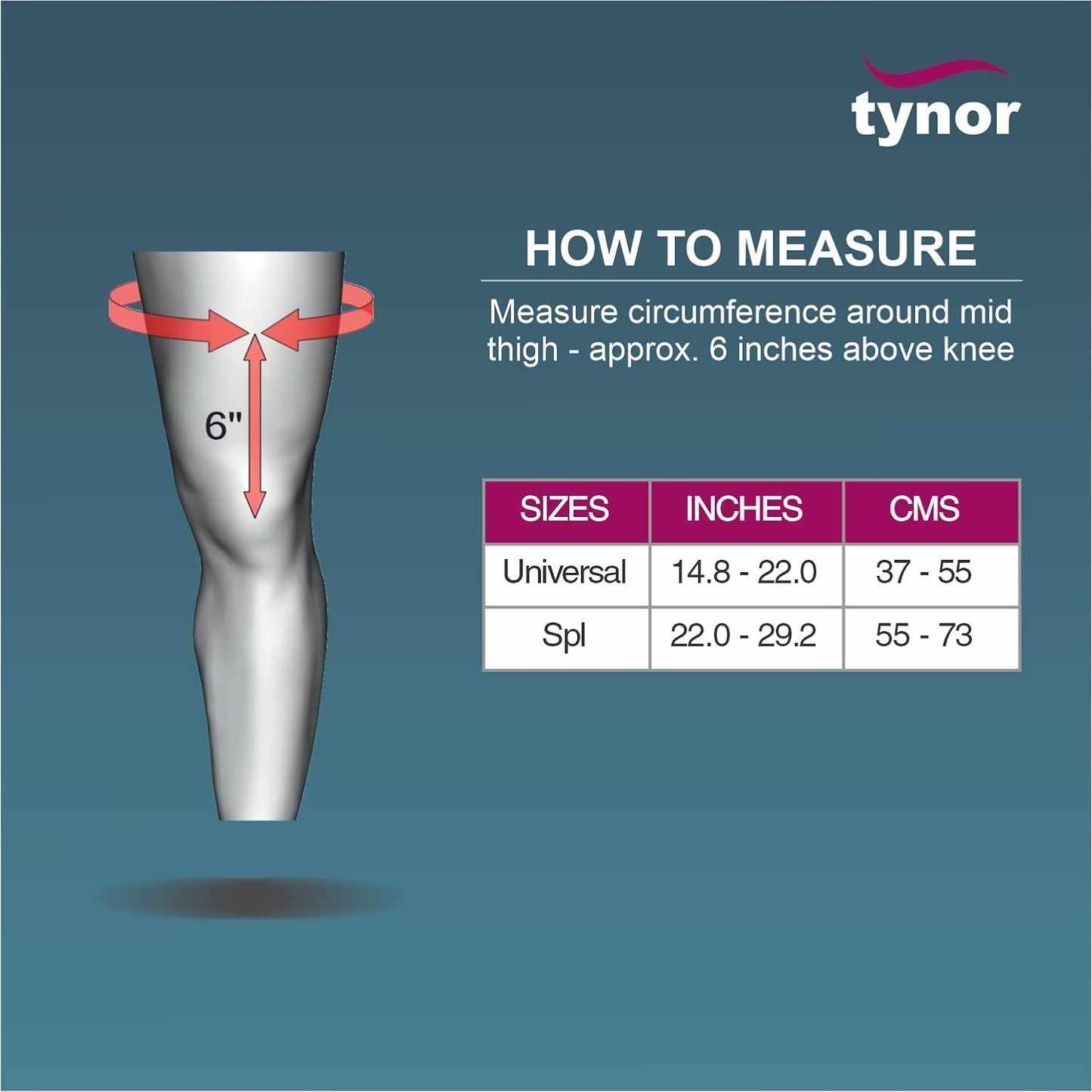 Tynor Knee Wrap (Neoprene) J05