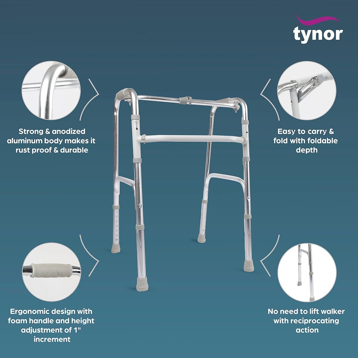 Tynor Walker Invalid's Reciprocating All Pods L20