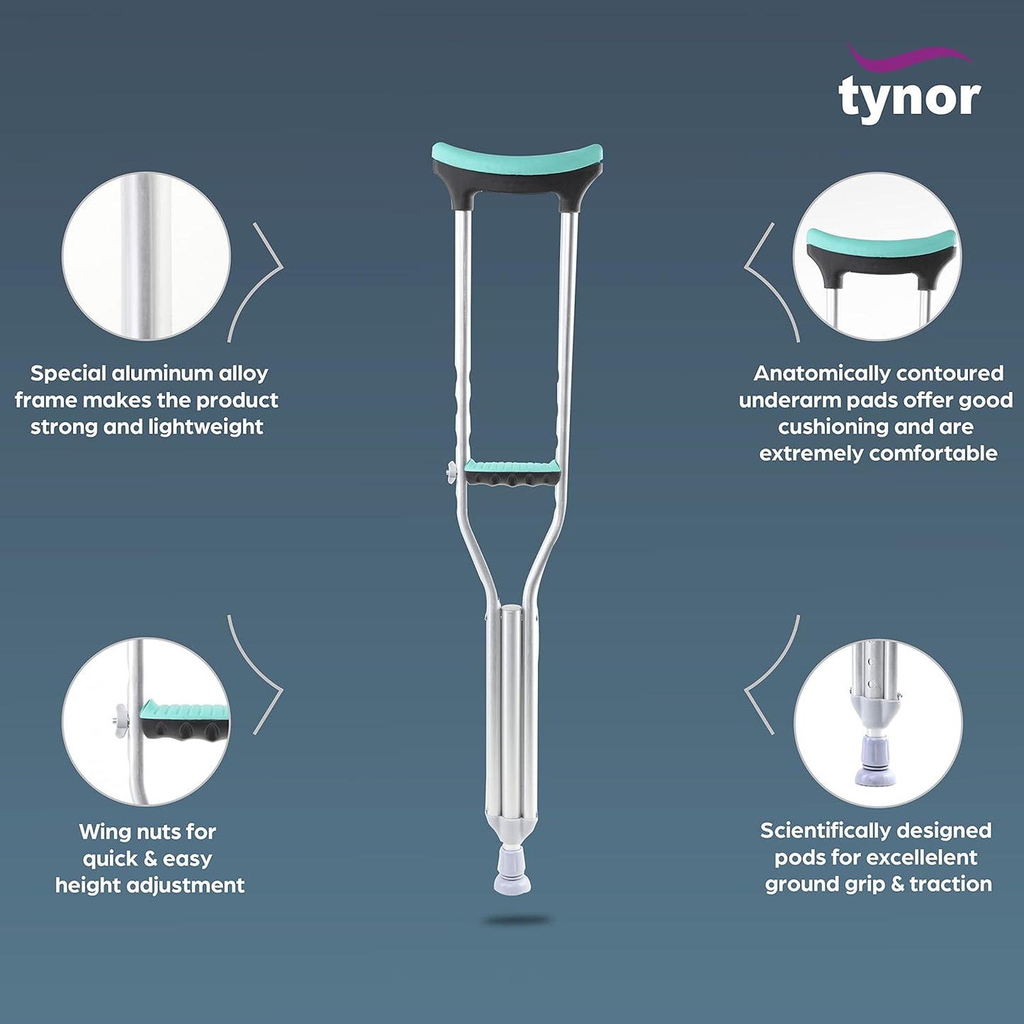 Tynor Auxiliary Crutch L21