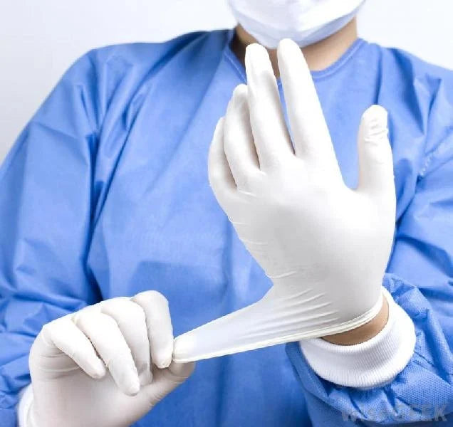 D-CARE Medical Examination Gloves Latex -100nos ( Single Use Only )
