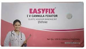 Elastic adhesive bandage iv cannula fixator easyfix 100s REX 4190