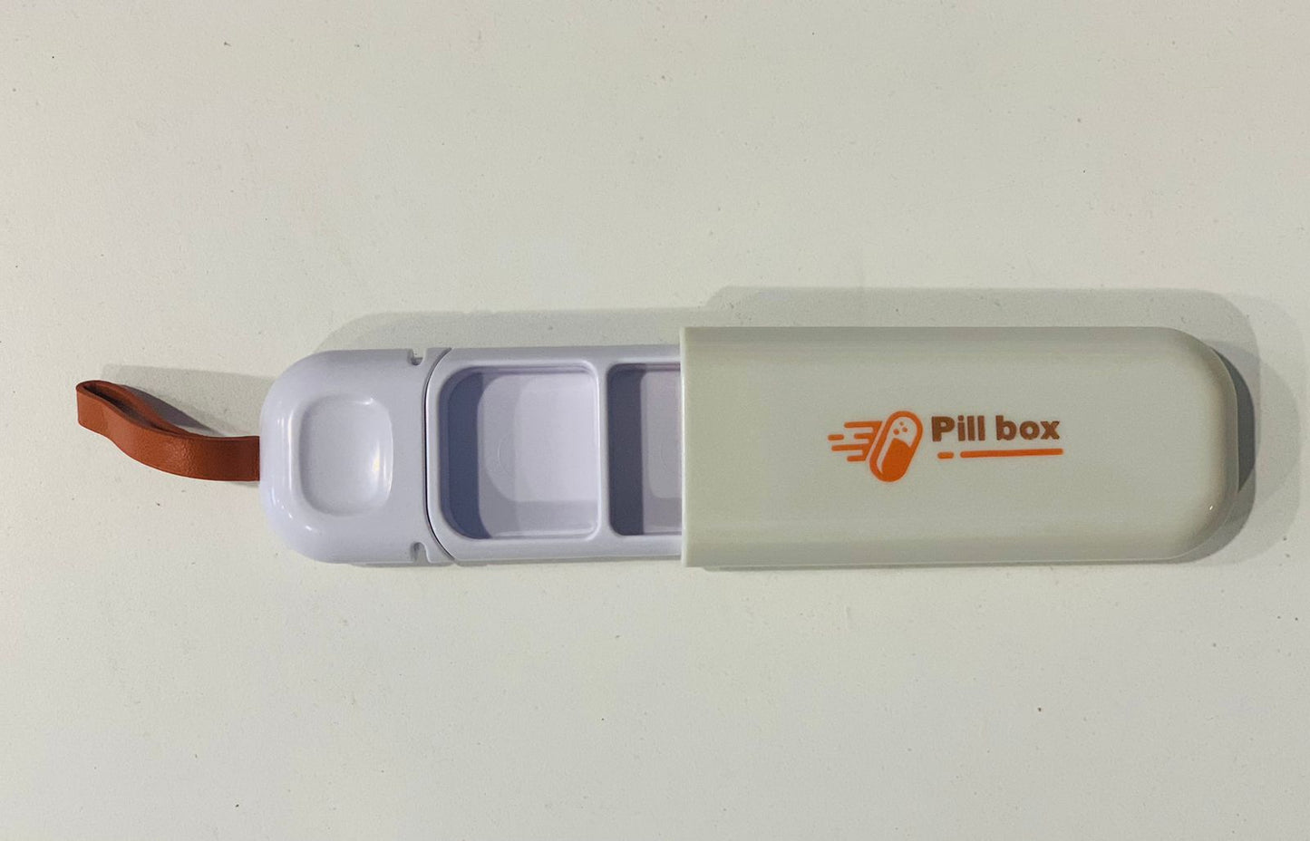 Travel Pill Box, 3 Compartments Portable Pill Box