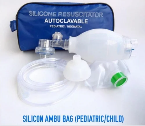Silicone resuscitator autoclavable \ Neonatal
