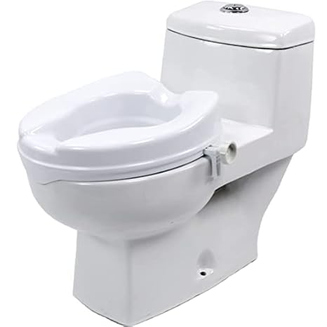 Commode Raiser/Toilet Seat Elevator riser without Lid (4 Inch)